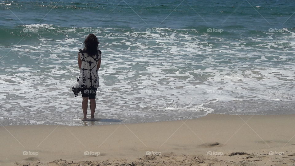 Girl by the Beach