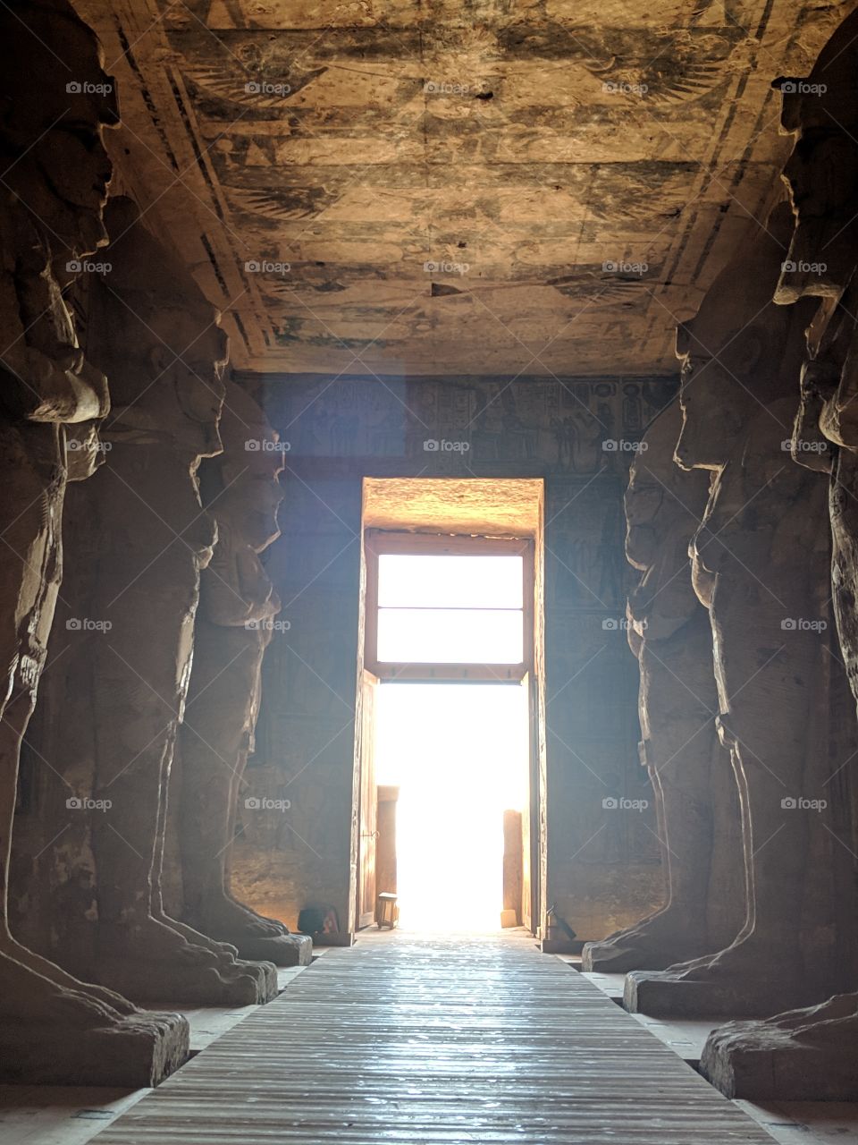Inside the Temple of Abu Simbel