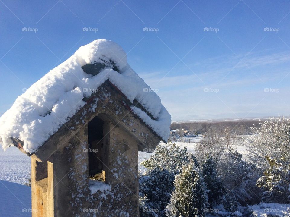 Snow on the roof