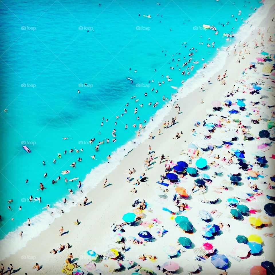 On the beach of Tropea