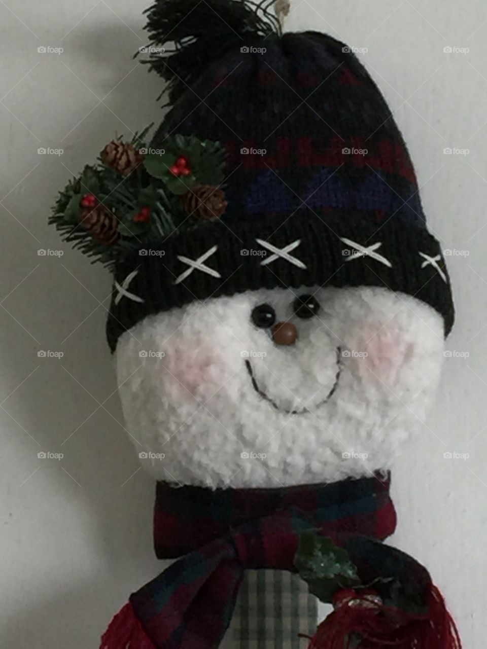 Snowman smiling 