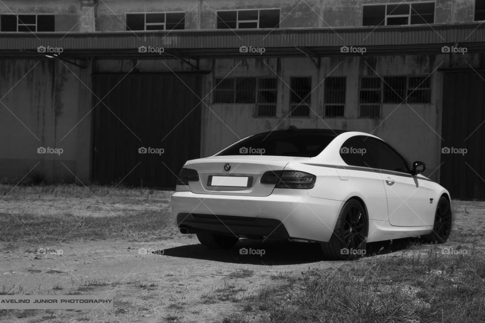 BMW E92 near old factory.