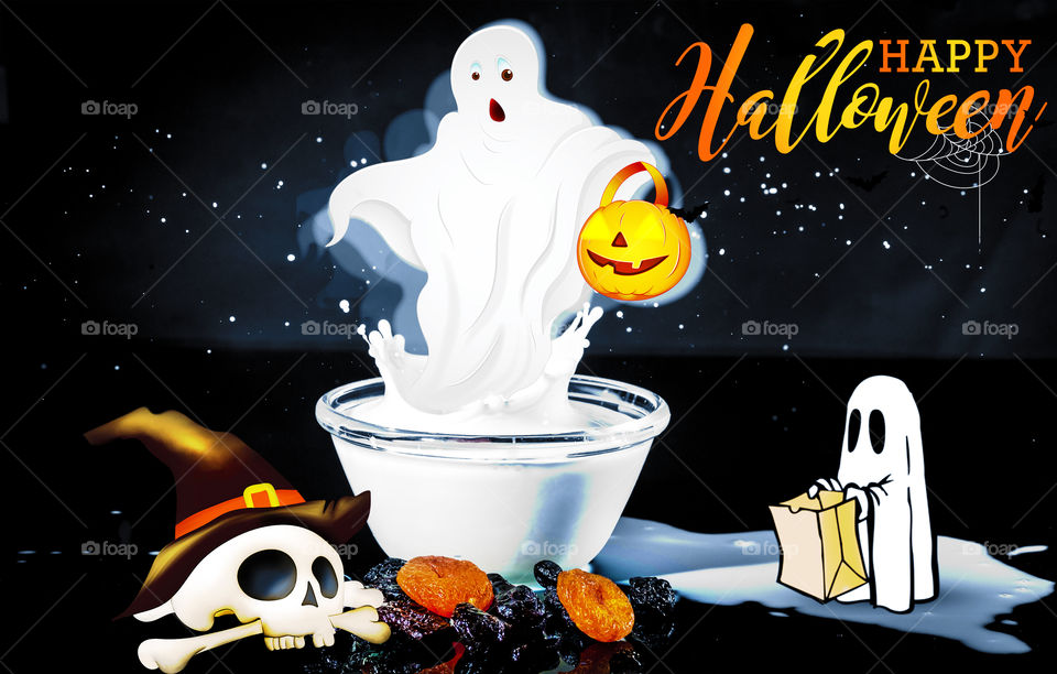 #happy #halloween #horror #ghost #banner #poster #photomixing  #effect #manipulation #ps #adobe #photoshop #edits  #GraphicDesign #Design