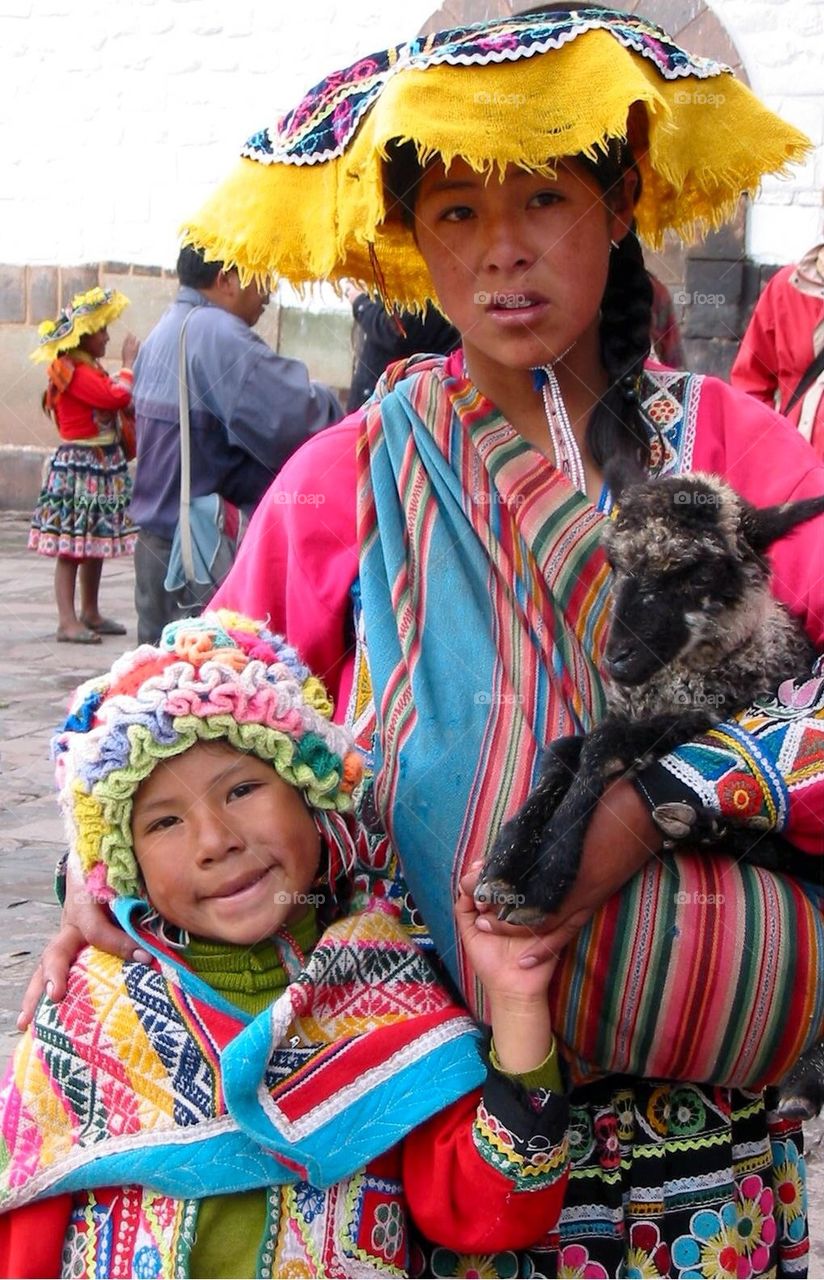 Lovely little ladies of Peru