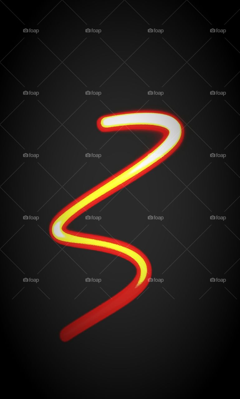 red colour story of lighting many colours of bright