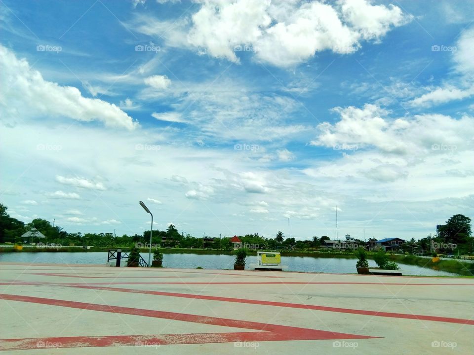 sky public park Square