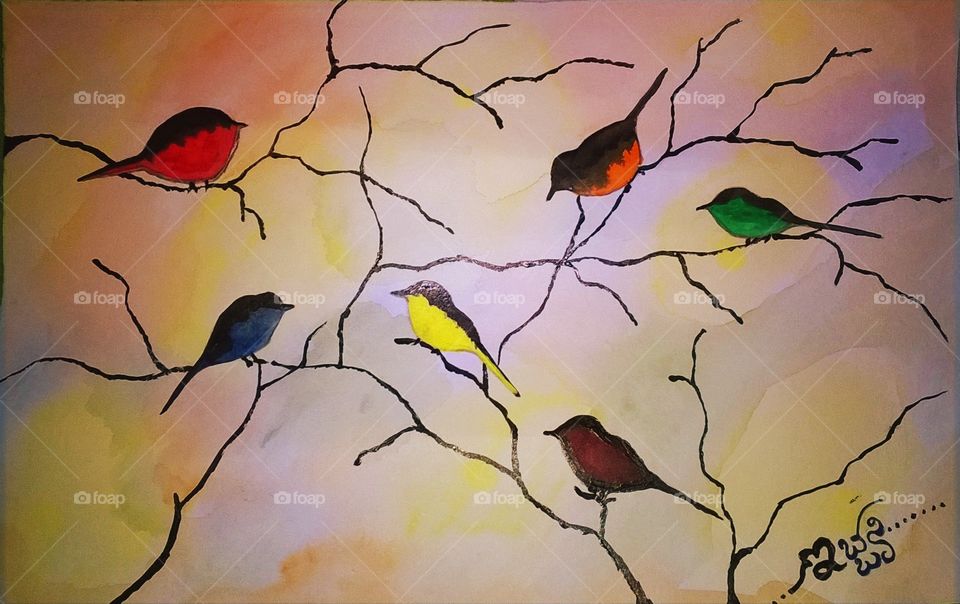 Birds painting!