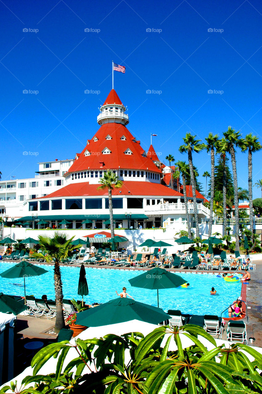 Hotel Del Coronado San Diego California. 