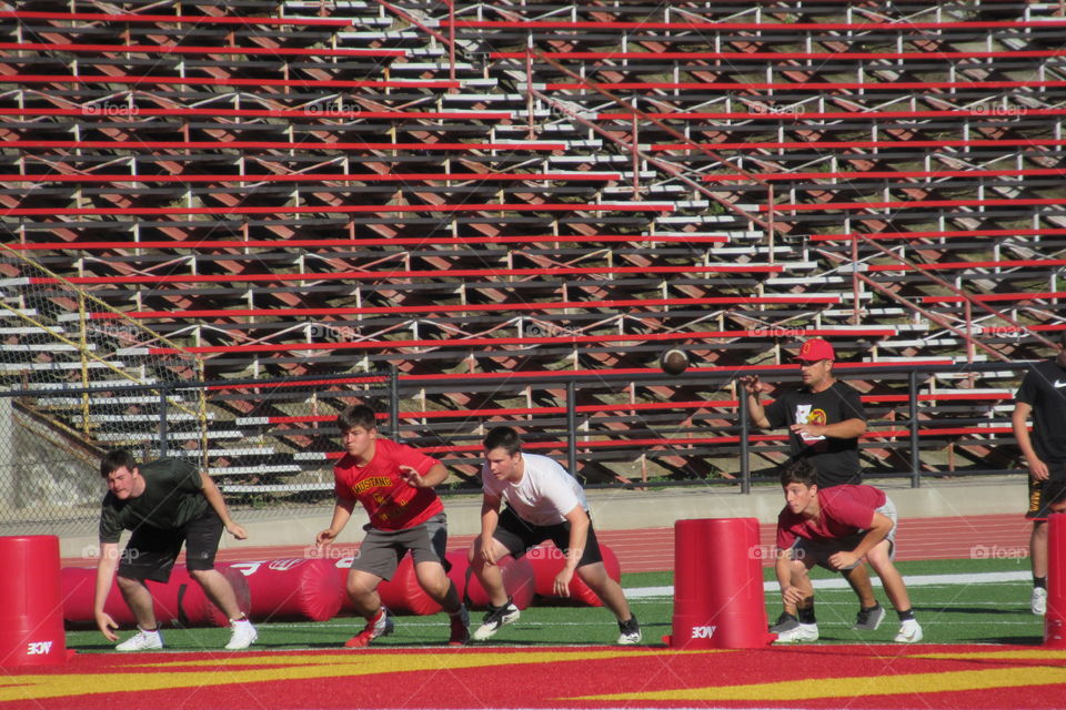 Football practice