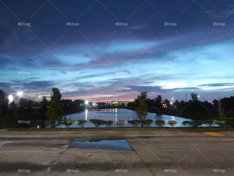 Sunsets at work 