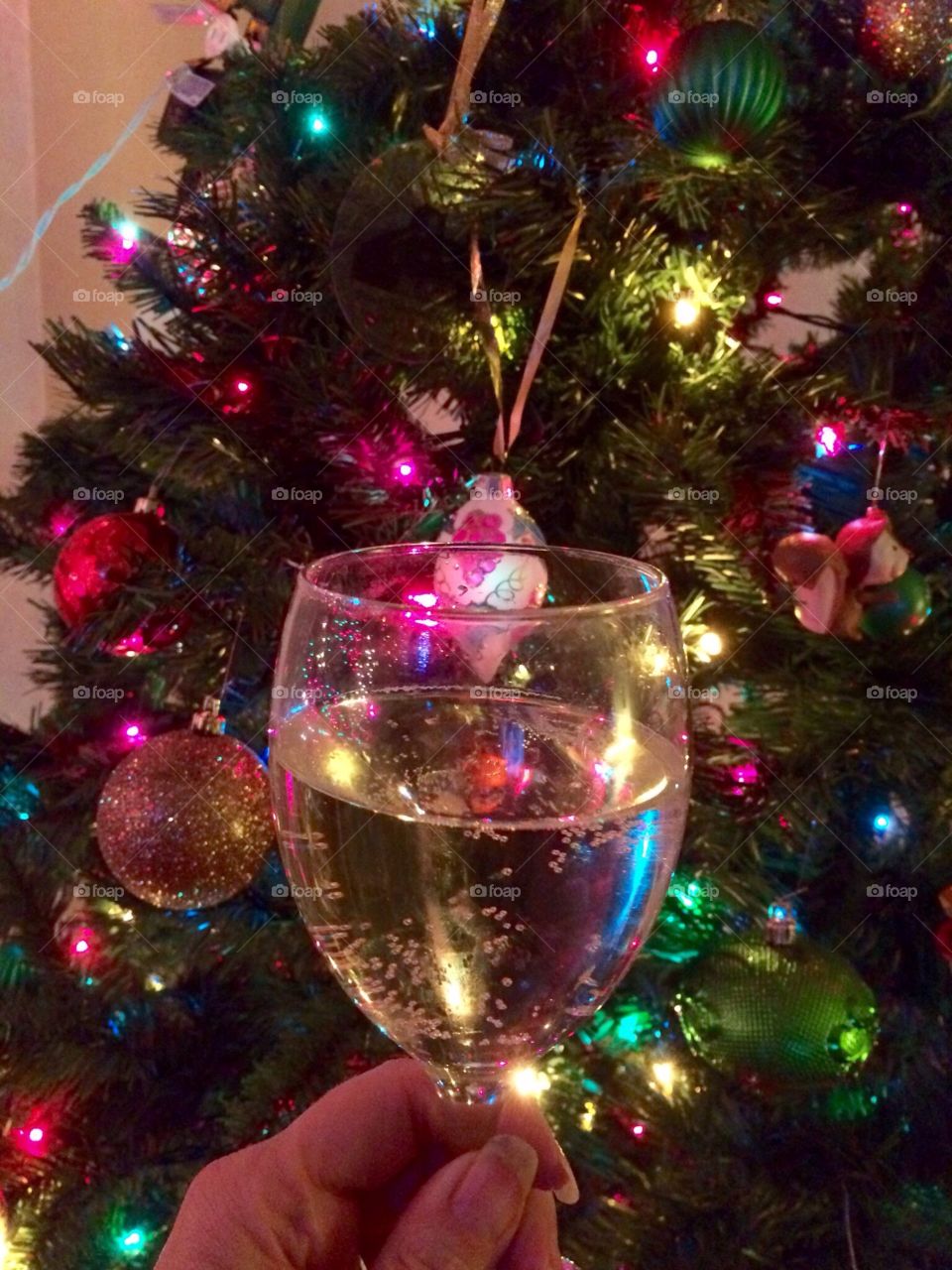 Wine at Christmas time 