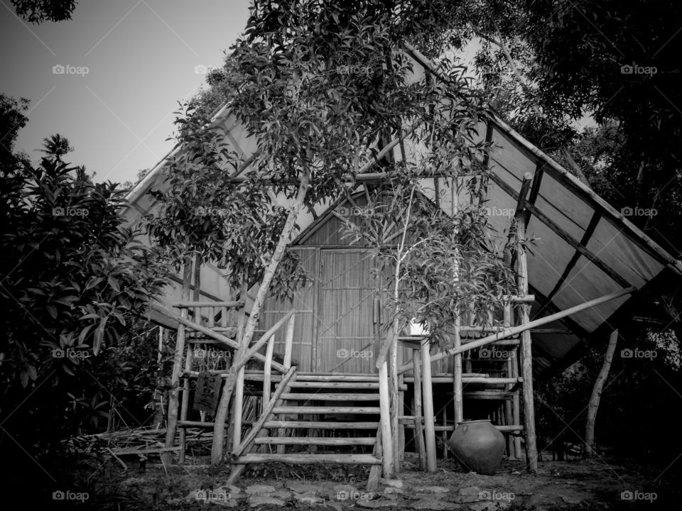 Simple but black and white photo