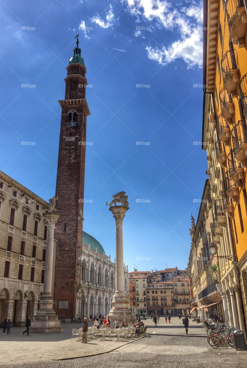 Piazza dei Signori, Vicenza. The Piazza dei Signori and Basilica Palladiana