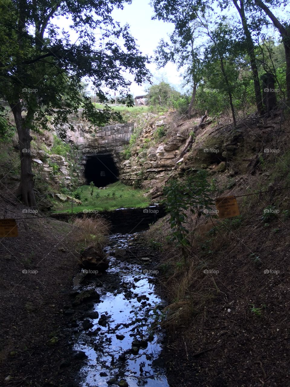 Old railroad tunnel