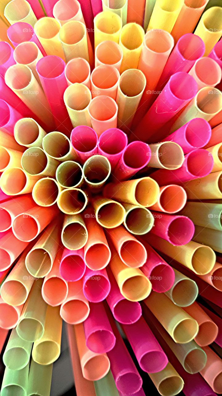 Straws Macro shot