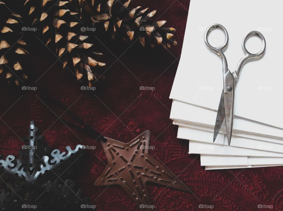 Packing up presents, for the Christmas season.