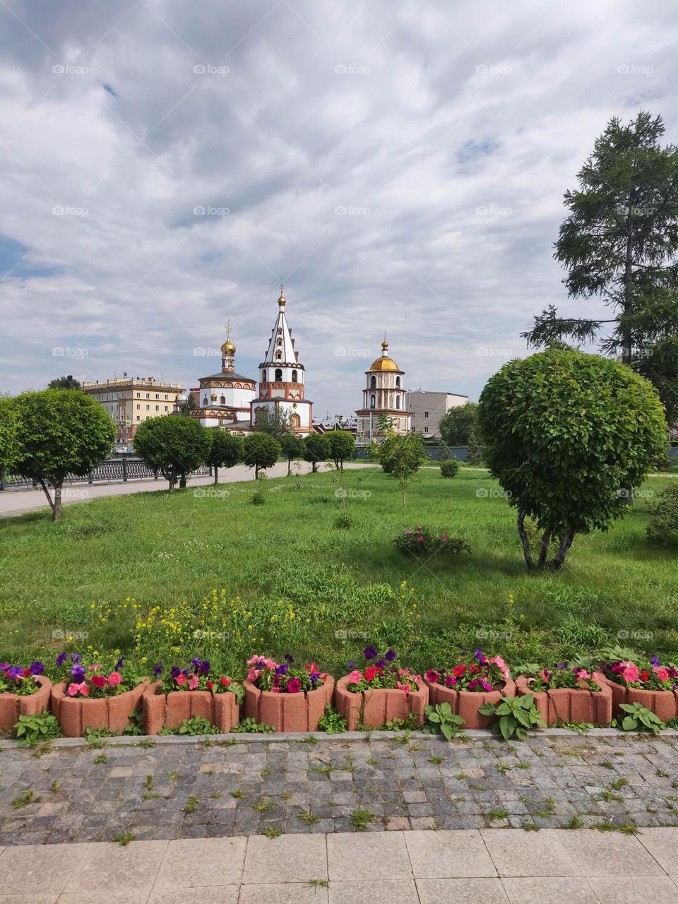 The beautiful city of Irkutsk