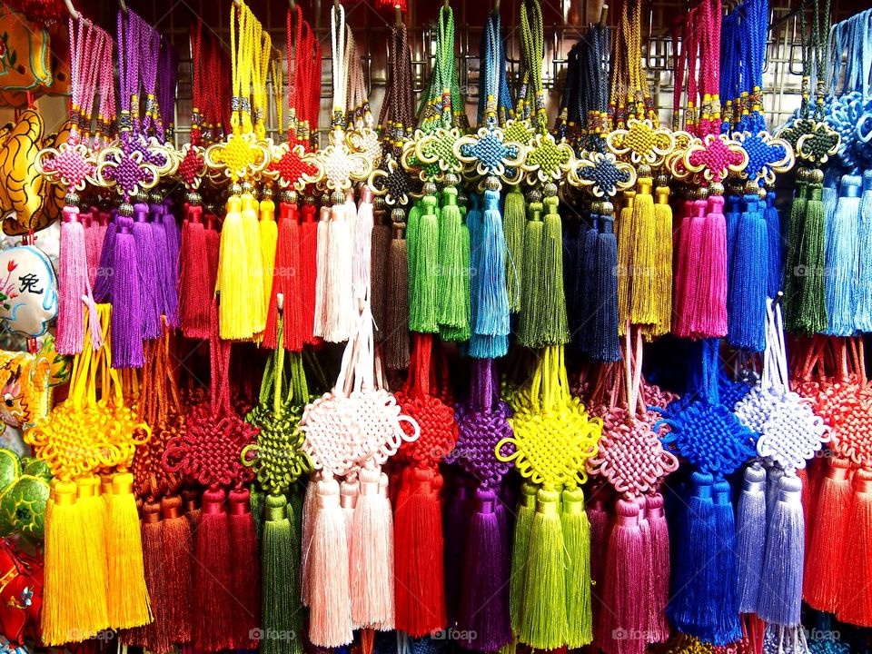 colorful chinese goodluck charms