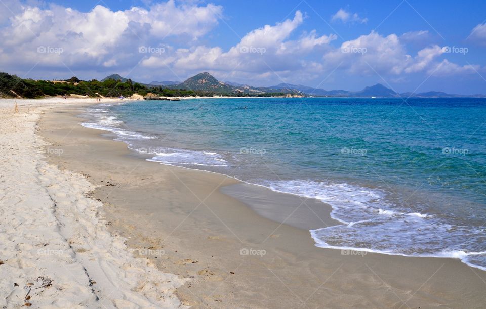 Sardinia island view 