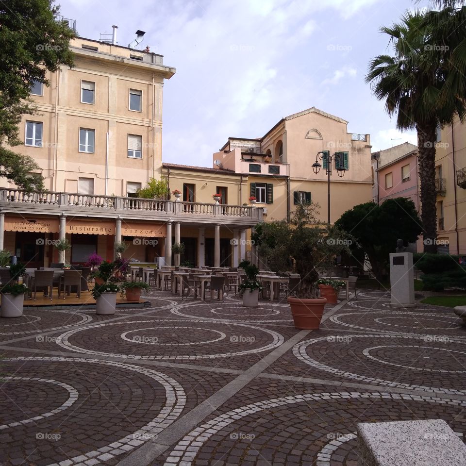 A square in the center of Nuoro