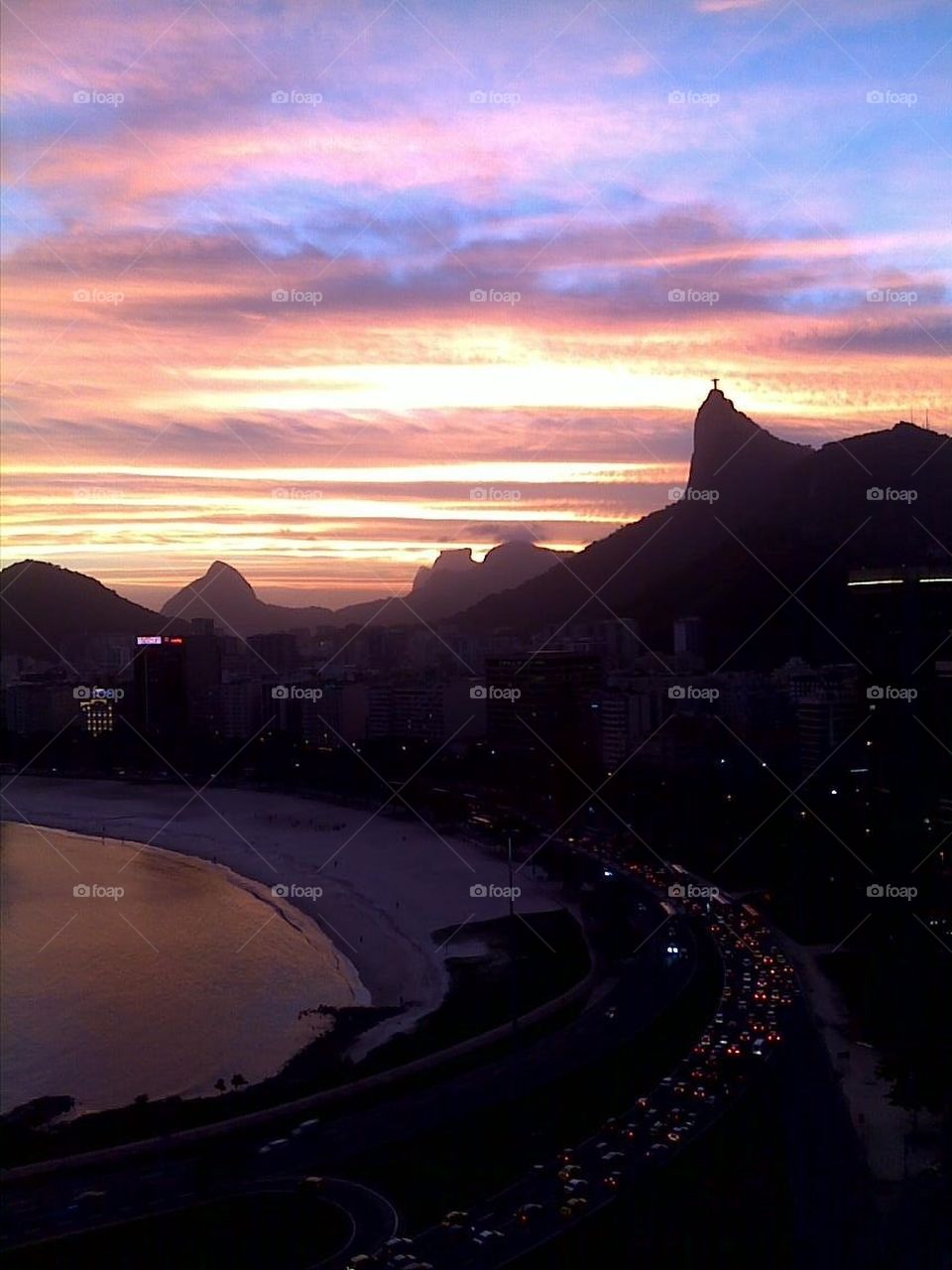 Sunset in Rio
