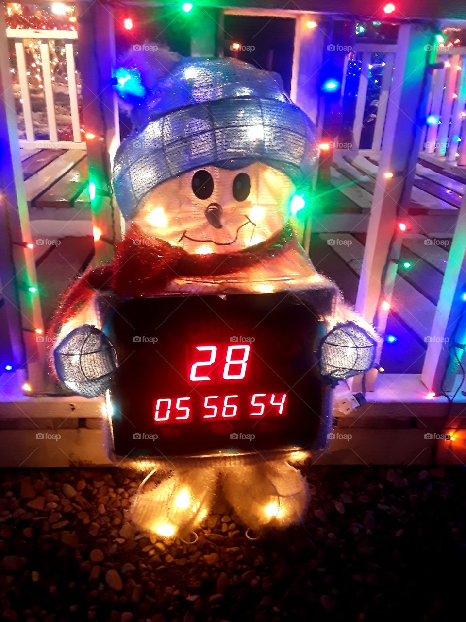 Snowman Christmas Countdown