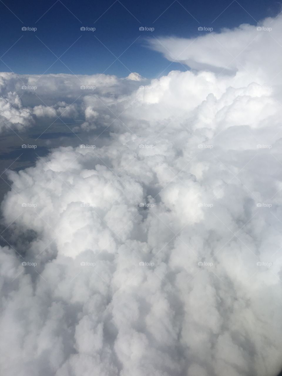 Air plane view of clouds