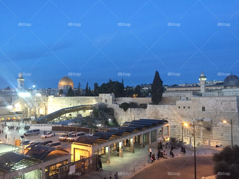 Jerusalem at night 