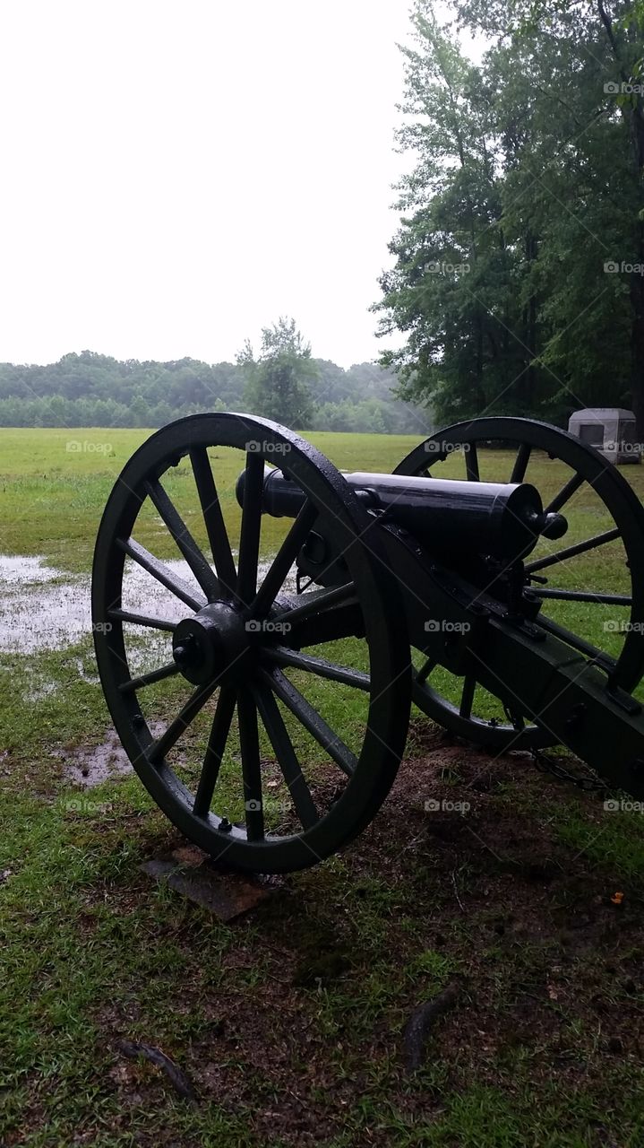 Silent Past. This cannon sits in silent testimony to the Battle of Shiloh, Tennessee