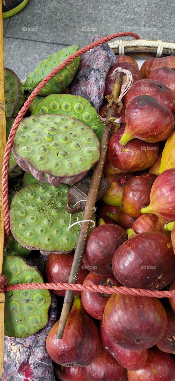 lotus seeds and figs