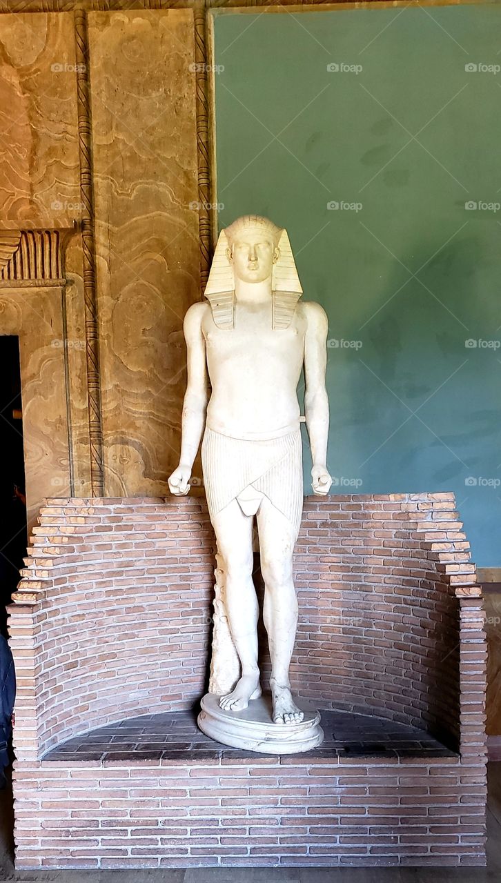 Vatican Rome statue of Osirus Antinous Marble Egyptian