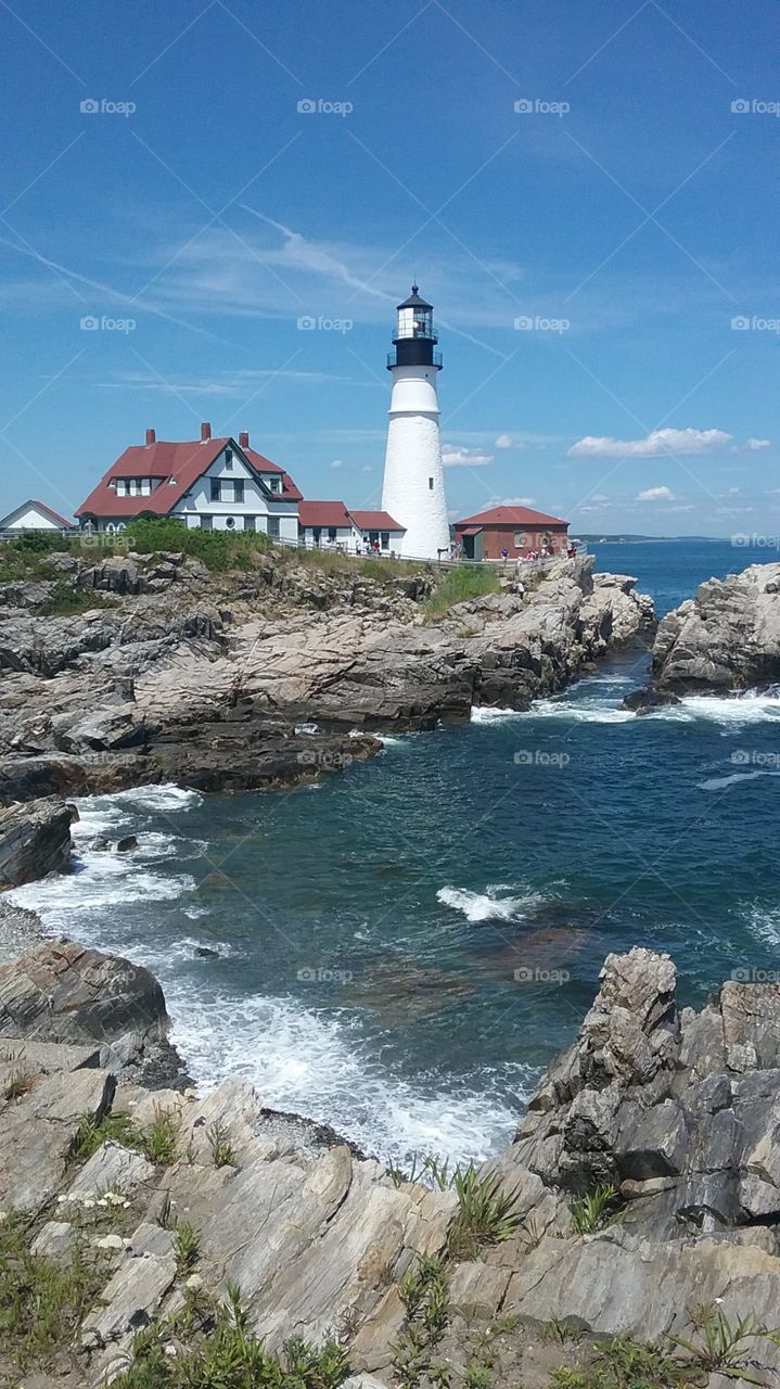 Perfect New England Lighthouse Portland Maine