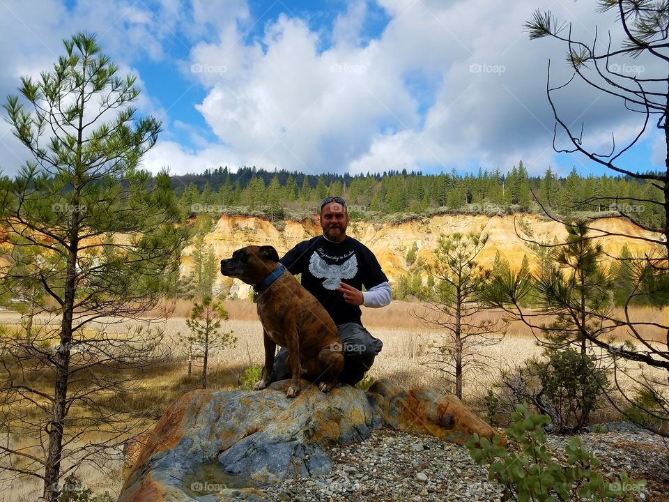 Thor and I checking out the Diggins!