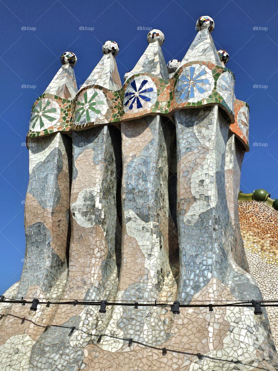 cheminées à Barcelone