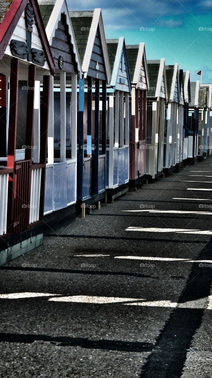 Beach huts