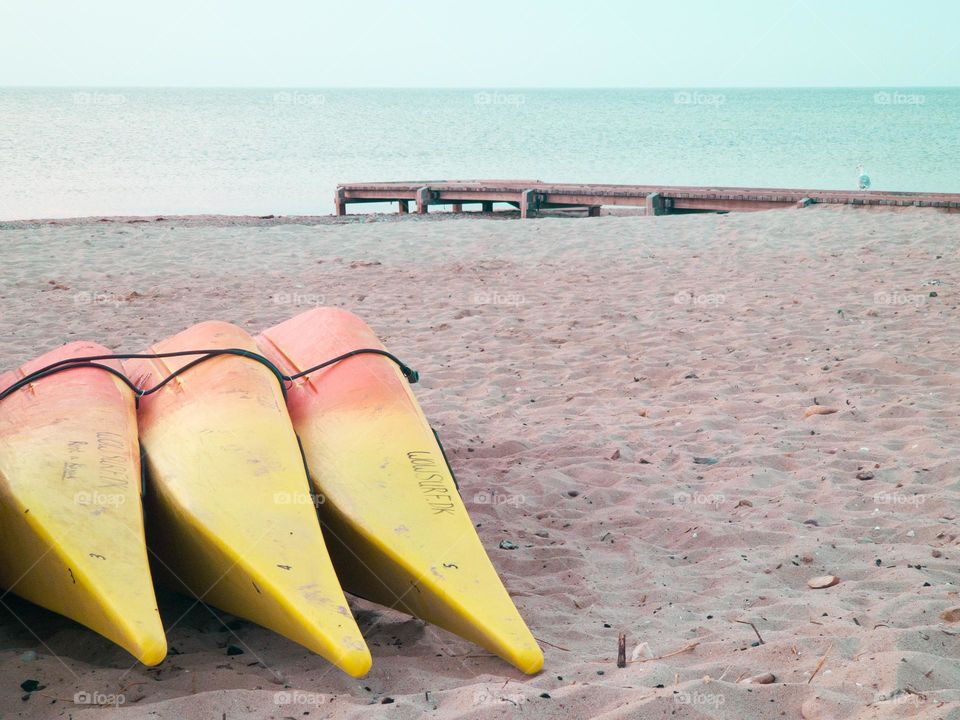 Silence on the beach