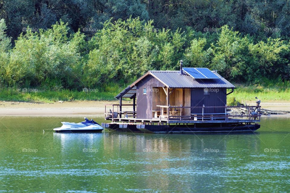 house on water