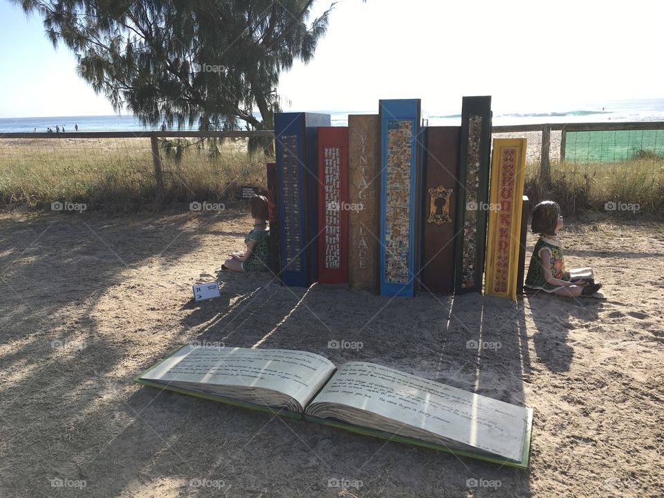 Book Lovers at Large Sculpture