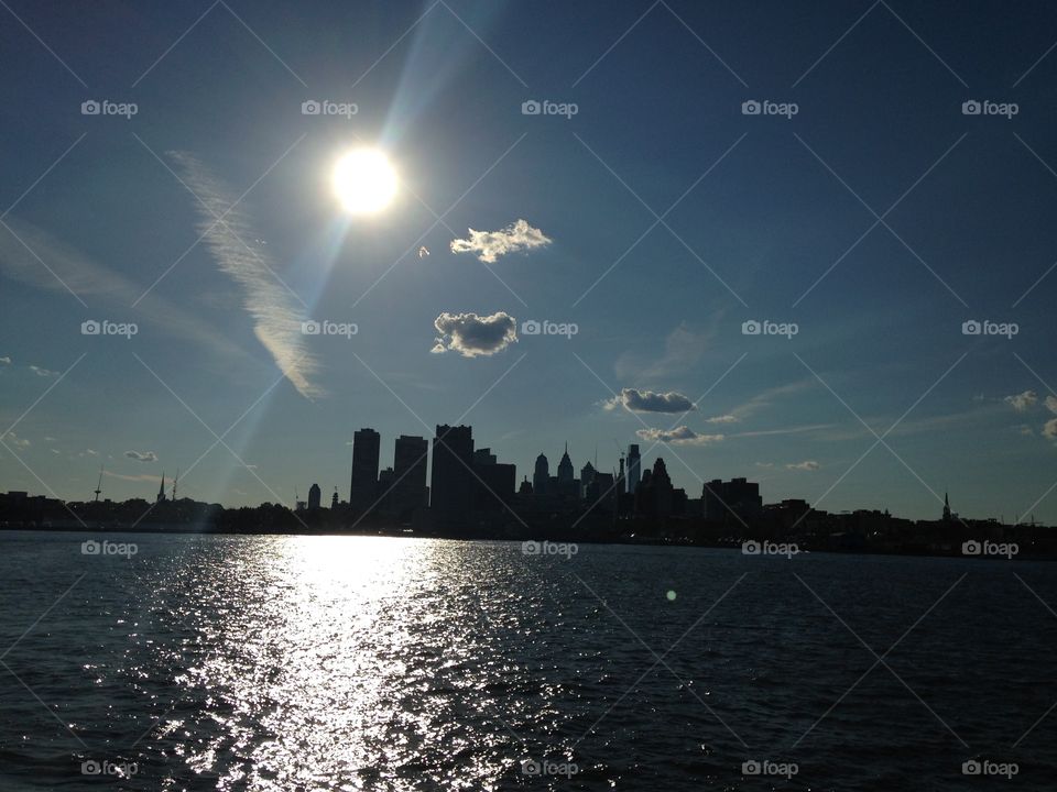 Philadelphia from the river

