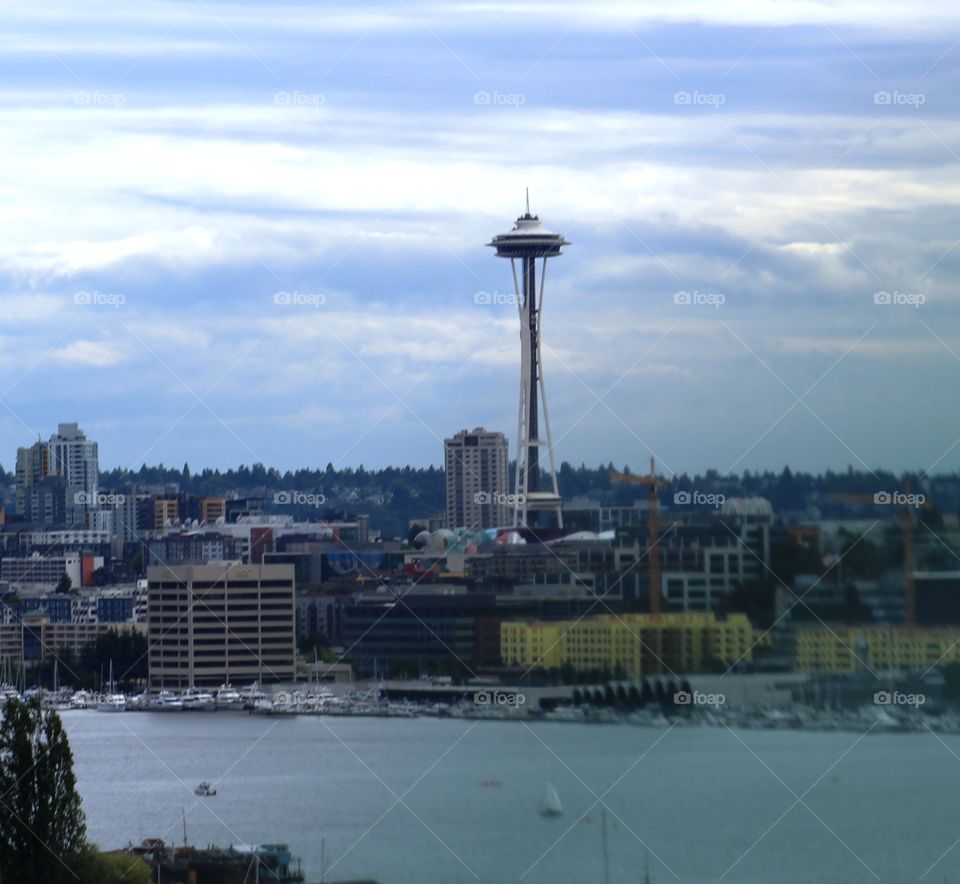 stormy space needle