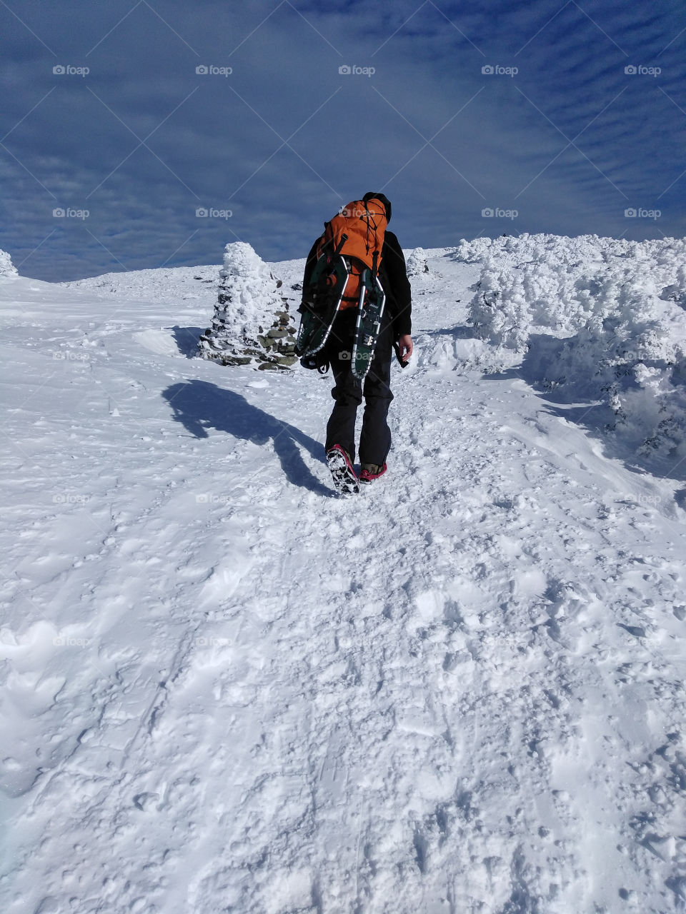 Up Mt Moosilauke winter