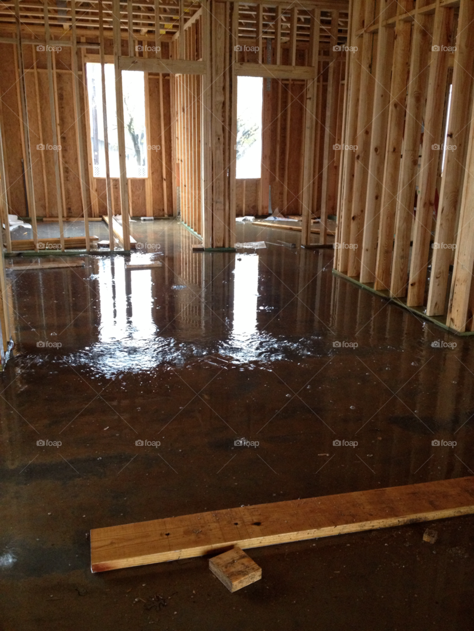 commerce texas wood construction rain by tewitty