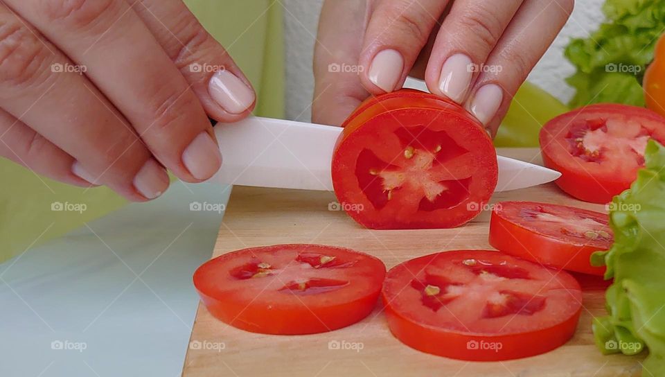 Beautiful woman hands with manicure 💅