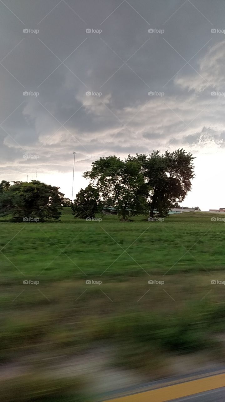 Nebraska Dark Clouds