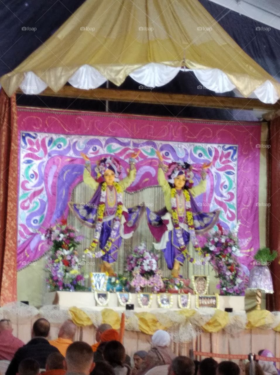 Gaura Nitai on the opening day of the Bhakti Sangama Festival 2019