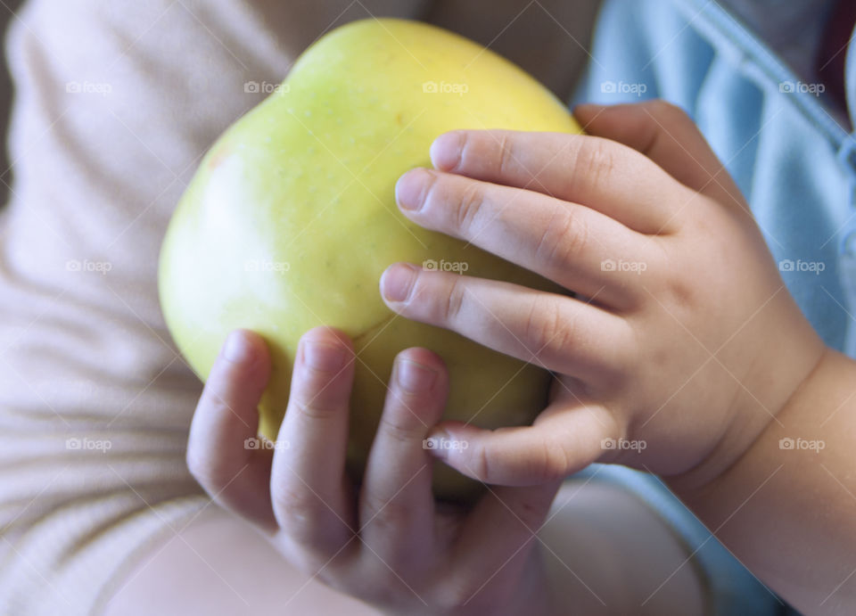 Fruit in hands