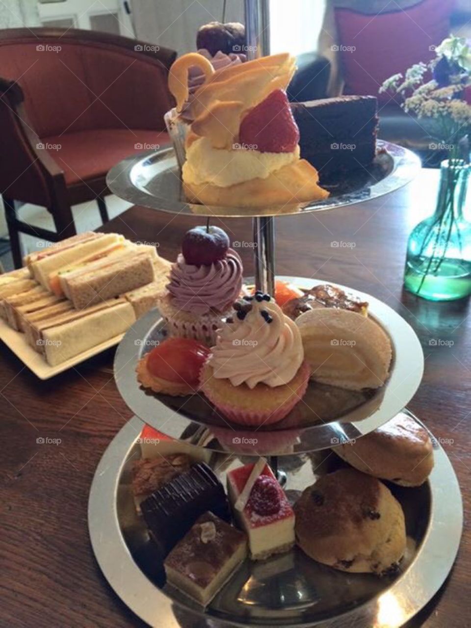 Delicious afternoon tea 
