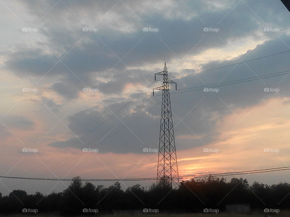 Sky, Sunset, Landscape, Energy, No Person