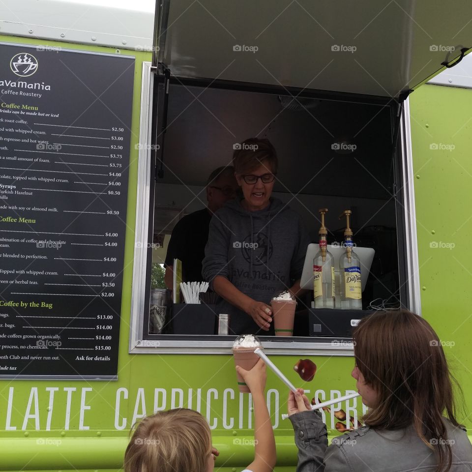 coffee truck at city market