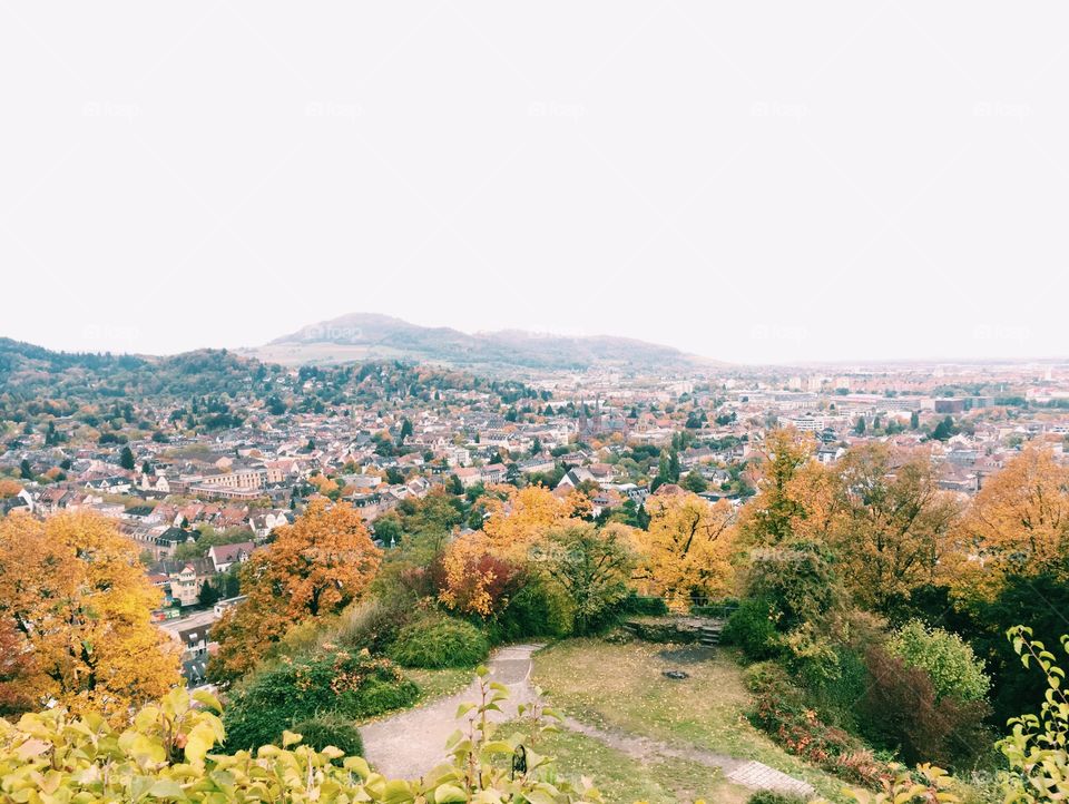 panoramic view freiburg